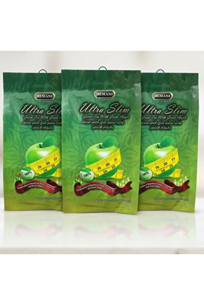 ALTRA باقة شاي ألترا سليم بالشاي الأخضر ونكهة التفاح الأخضر، 10 أكياس لكل عبو...