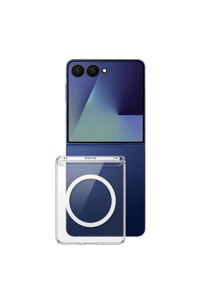 BLUEO Case for Samsung Galaxy Z Flip8, Ultra Clear Anti-Drop MagSafe Series, ...