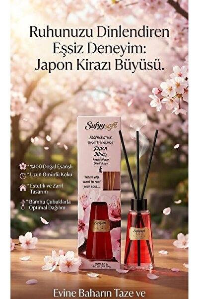 RED KİTCHEN Sufyy Soft- Japon Kirazı Oda Kokusu (Reed Diffuser)