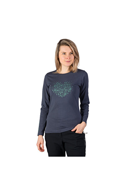 NORTHFINDER TR-6070OR tricou de damă din bumbac organic ANGE, Albastru