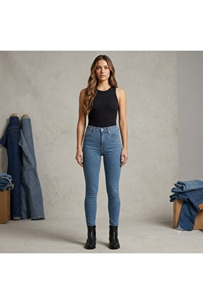 Levi's بنطلون جينز نسائي ضيق للغاية من ميل هاي - 0223