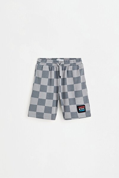 LEFTIES Ekose jogger bermuda