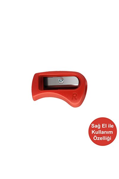 Stabilo Easygraph Colors Kalemtıraş Sağ El Kırmızı 4532