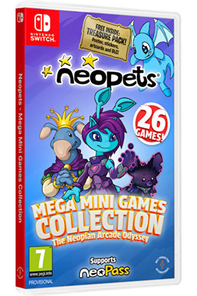 U&I Entertainment Neopets: Συλλογή Μέγα Μίνι Παιχνιδιών για Switch