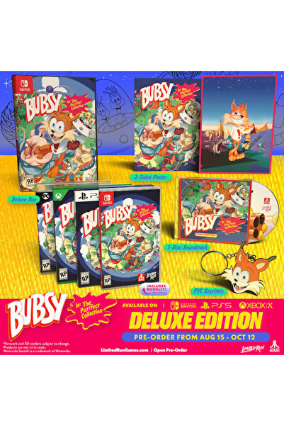 Limited Run Games Bubsy In: Η Τέλεια Συλλογή Deluxe Έκδοση Παιχνίδι για Switch