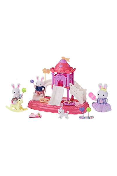 Feyza Oyuncak Bay Dreamy Kaydıraklı Tavşan Aile Parkı Oyun Seti | 3 Yaş+ | 2 ...