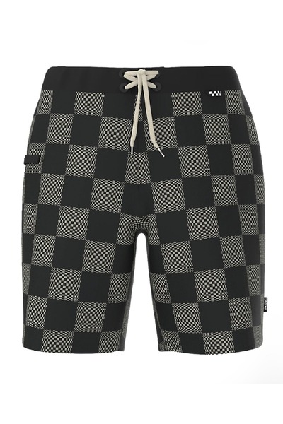 Vans THE DAILY VINTAGE CHECK BOARDSHORT VN0007XWY28-Y28 Λευκό-Μαύρο 30