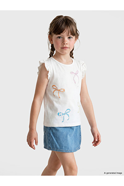 LC Waikiki I Bowknot Printed Girls' Undershirt from Freezen Store