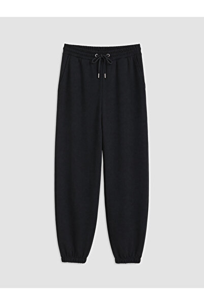 LC Waikiki Black Soft Touch Women's Sweatpants