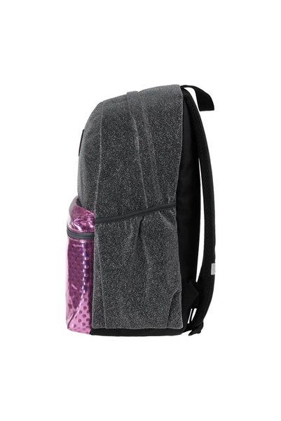 playbackpack Geantă școlară metalizată cu buzunare
