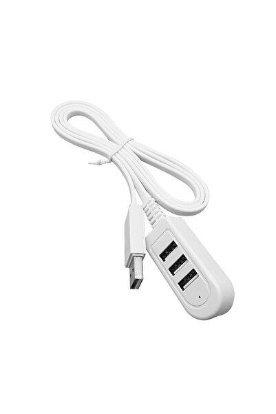 Choice 1 قطعة شاحن USB متعدد الوظائف 3 في 1 أبيض اللون بطول 1.18 متر مع محول ...