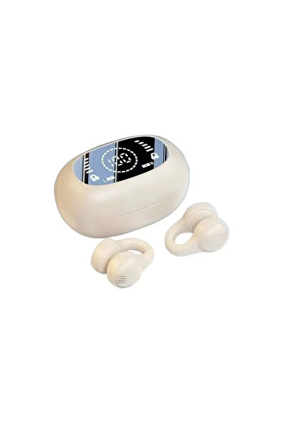 Choice1 Skin Wireless Headphones Mirror-Style Digital Display Soft Silicone E...