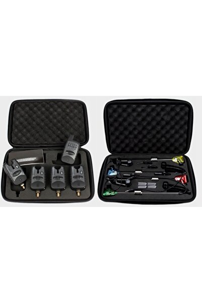 flamesan Set de alarme pentru pescuit, impermeabil, cu 8 LED-uri + Unitate ce...