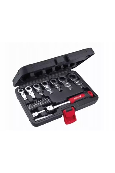 hillen & mohr Dedra 6-19mm Crv Chei unghiulare cu clichet 20 bucăți 17L5001