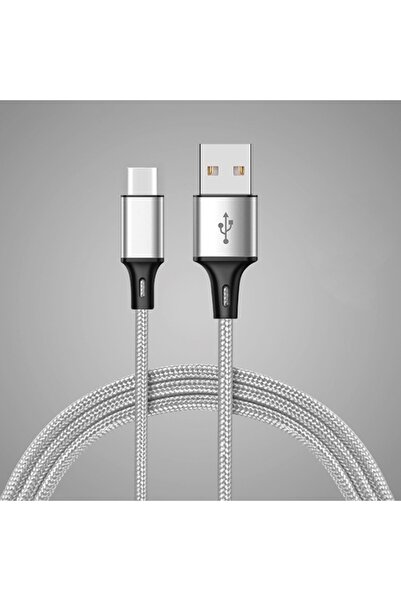 Choice7 1m Silvery USB Type C Cable Date Sync 3A Fast Charging 25cm Short 1m ...