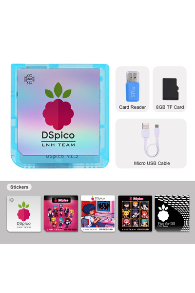 Choice10 ICEBL AND TF CARD Colorful RP2040 Dspico Game Card Reader MicroUSB W...