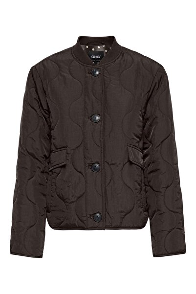 ONLY Γυναικείο μπουφάν ONSALSA QUILTED ΚΑΦΕ - 15373694