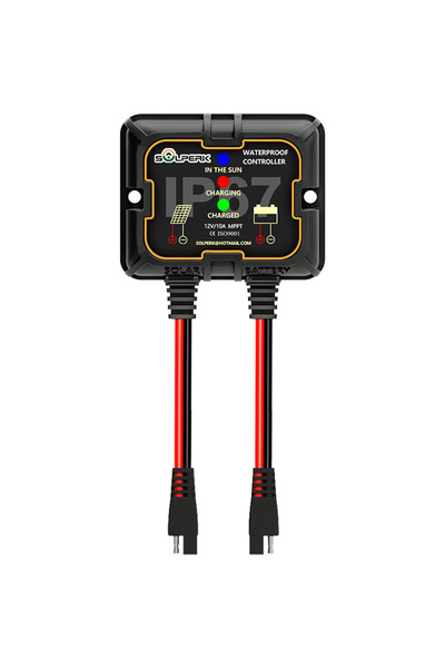 Choice Black Solar Charge Controller 10A 12V Waterproof Intelligent Portable ...
