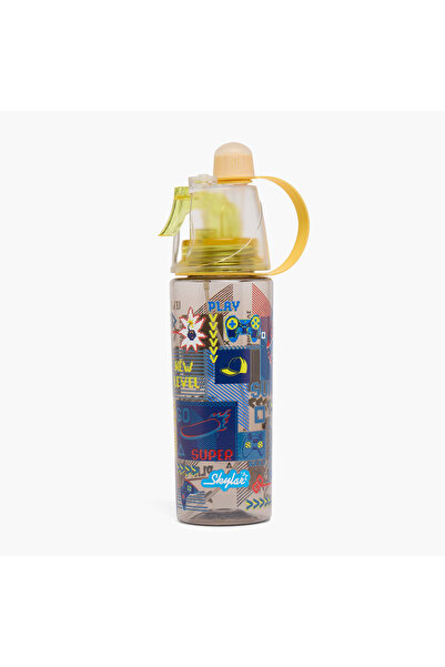 Skylar Gaming Print Tritan Water Bottle with Spout and Spray Nozzle
