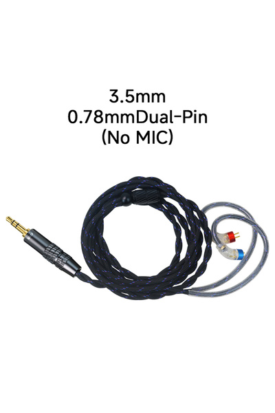 Choice3 0.78 3.5 No mic CVJ LS200-S Earphones Upgrade Cable 0.78mm 2Pin/QDC I...