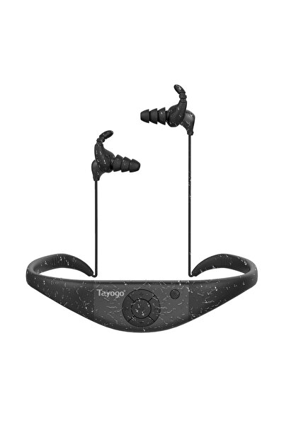 choice2 W18PRO-Black Swimming Headphones, Waterproof 32GB MP3 Player, Bluetoo...