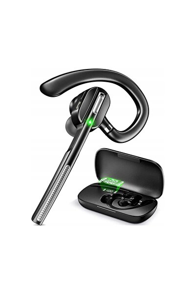 Renew Force Căști wireless negre intraauriculare cu microfon, compatibile Blu...