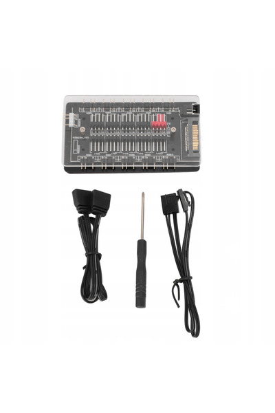 NO BRAND Hub acrilic pentru ventilatoare de carcasă ARGB PWM, splitter RGB 5V...