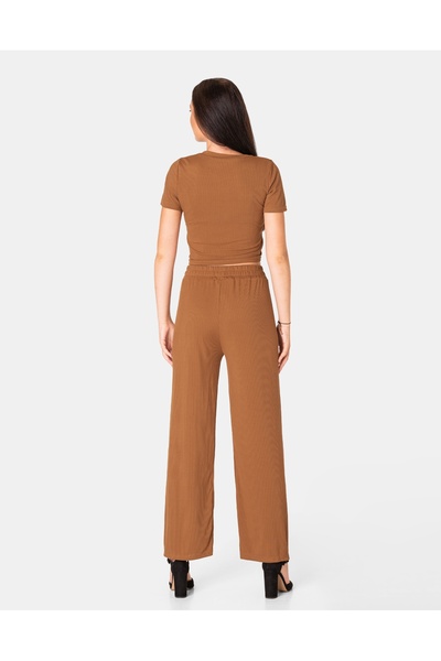 NO BRAND Set elegant, subțire și aerisit, de damă, bluză + pantaloni, de vară...