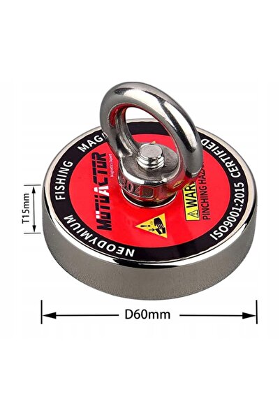 NO BRAND Magnet de neodim 150 kg Frânghie 20 m Set de căutare în apă Mănuși R...