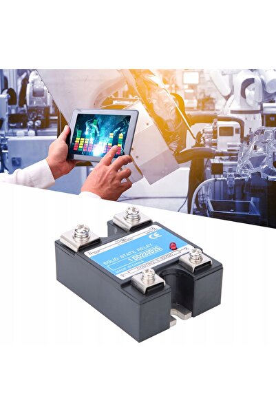 NO BRAND Releu Contactor Semiconductiv SSR 100A 5-220V CC-CC cu LED
