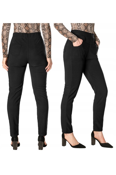 NO BRAND Pantaloni eleganți de damă, tip țigară, cu talie înaltă g110-01 3xl/4xl