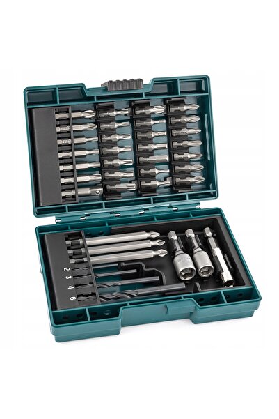 NO BRAND Set de 38 de piese burghie și chei tubulare Makita B-54106