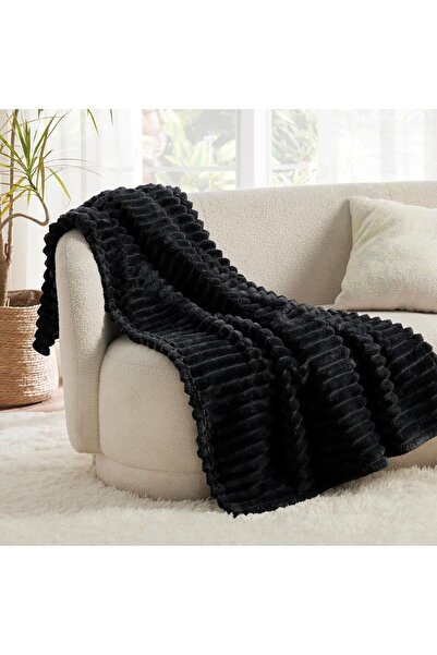 NO BRAND Pătură fleece 150x200cm pentru canapea și pat de adult