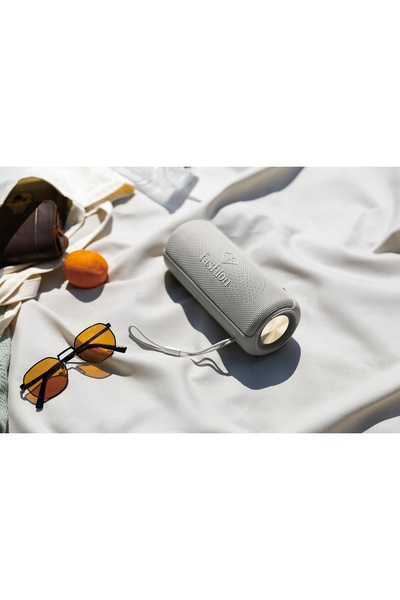 NO BRAND Boxă Bluetooth Portabilă Medie, Fashion Ftv-0118 Mată Crem-Auriu