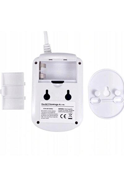 NO BRAND Detector de gaz, Alarmă de gaz pentru casă, Detector de gaz GPL, Cul...