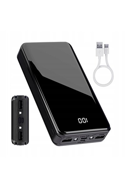 NO BRAND Power Bank 20000mAh Încărcător portabil de buzunar cu lanternă pentr...