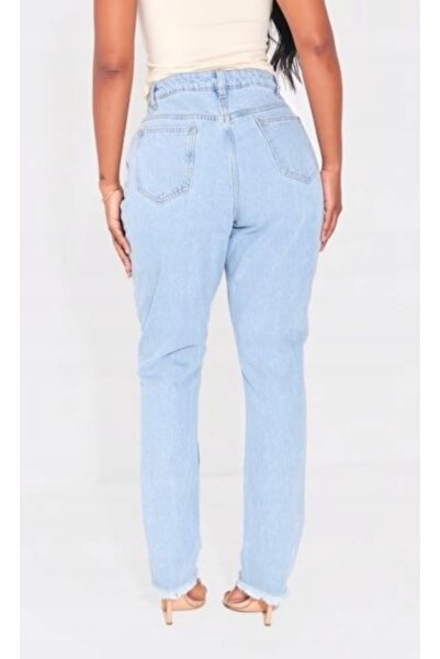 NO BRAND BLUZONI JEANS ALBASTRI CU GAURI ȘI ZGÂRIETURI PRETTYLITTLETHING 44