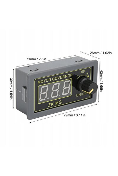 NO BRAND 5-30V 5A 150W Regulator PWM de viteză pentru motor DC Modul LCD 1Khz...