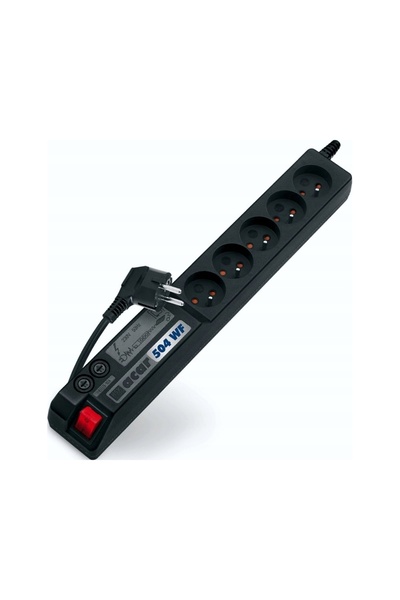 HSK DATA Acar 504Wf 3.0m Negru Protector de supratensiune