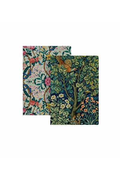 Bazen Defter A5 Çizgisiz İkili Defter Seti- Journal, Kolaj ve Not Defteri 15x...