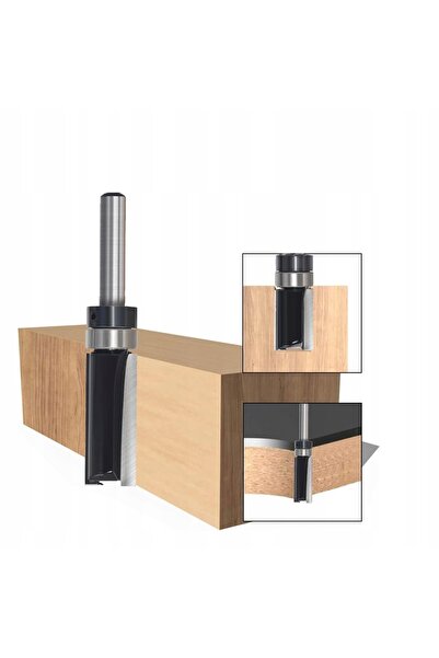 NO BRAND 4x Freză dreaptă de copiere cu rulment de 6mm pentru lemn și MDF