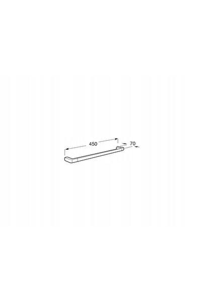Roca Suport prosop de perete 45cm cu strat protector everlux a817029rg0