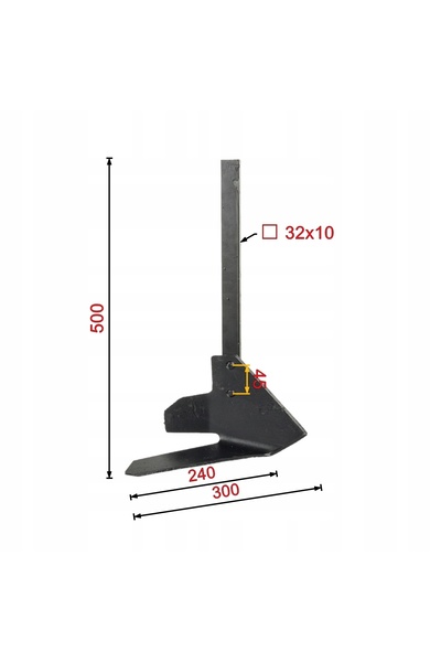 NO BRAND Cuțite pentru cultivator de plivit Stânga + Dreapta 4430201406 44302...