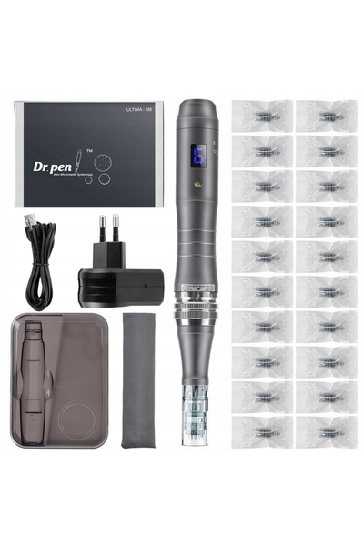 NO BRAND Dr Pen Ultima M8-W + 20 Cartușe Dermapen Wireless pentru Mezoterapie
