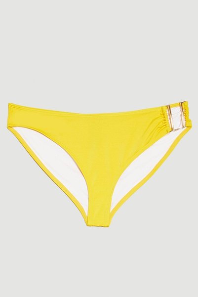 NO BRAND Partea de jos a costumului de baie, galbenă, stil maxi, cu cataramă ...