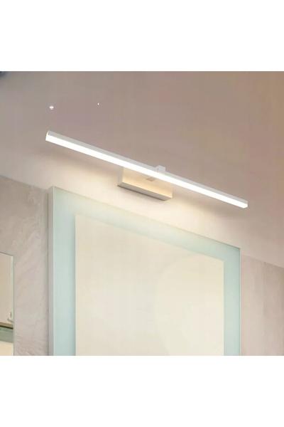 NO BRAND Aplică de perete LED pentru baie, albă, modernă, 3000K, 8W