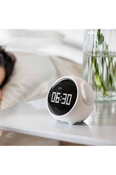 NO BRAND Ceas deșteptător electronic cu alarmă de temperatură, alarmă puterni...