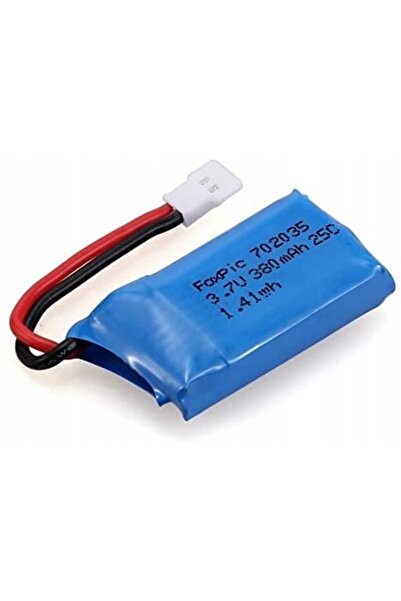 NO BRAND 1 Baterie Lipo 3.7V, 380mAh pentru dronele Hubsan X4 H107L H107C H107D