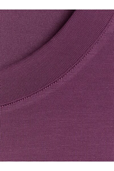 NO BRAND 4f f2773 ss26 tricou de damă |   modal burgundy m