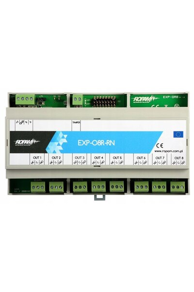 ROPAM Expander cu 8 porturi de ieșire Exp-O8R-Rn-D9M Din